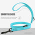 Small Dog Dog Leash with Electroplated Black Hardware, Lightweight Dog Leash Easy to Clean, 4FT Blue Waterproof Dog Leash Coated with Durable and ...