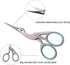 Weabetfu 3.6-inch Sewing Scissors Small Embroidery Crafting Scissors with Leather Scissors Cover Cross Stitch Knitting Scissors Sharp Craft Scisso...