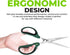 Hydroponic 2-Pack Bonsai Scissors and Plant Trimming Shears Set - Stainless Steel Pruning Shears for Indoor Gardening, Succulent Harvest, and Prec...