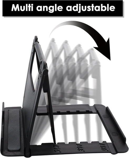 6Pcs Foldable Cell Phone Stand, Multi-Angle Pocket Phone Stand Portable Universal Desk Stand for All Mobile Smart Phone Tablet Display......