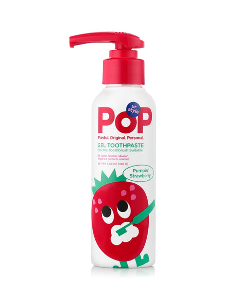 POP Kids Gel Toothpaste Pumpin Strawberry...
