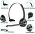 Trucker Bluetooth Headset with Microphone, Wireless Headphone with Microphone, Wireless Cell Phone Headset On Ear Design for Home Office Call Cent...