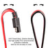 12 14 Gauge 2 Pin Quick Disconnect Audiopipe Polarized Wire Harness, Heavy Duty SAE Connector Bullet Lead Cable, SAE Power Automotive Extension Ca...