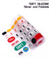 HRH - Ultra Thin Silicone Keyboard Cover Compatible for Logitech K380 Multi-Device Bluetooth Keyboard,Creative Rainbow font...