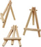 30 Pack 5" Mini Wood Display Easel,Natural Wood Display Stand for Displaying Small Canvases,Business Cards,Photos,DIY Crafts,Home Decorations (2.7...