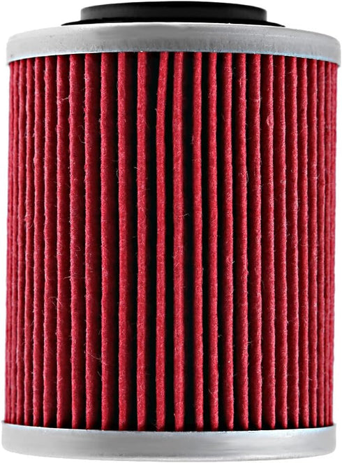 4-Pack Oil Filter Replacement for Can-Am Bombardier Outlander 330 400 450 500 570 650 800 850 1000 Replace# 420256188 711256188 KN152 HF152...