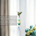 Rhinestones Hummingbird with Crystal Sun Catcher, Glass Window Hanging Ornament,Crystal Prism Suncatcher Outdoor Indoor Home Garden Party Decorati...