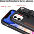 TOOVREN for iPhone 11 Wallet Lanyard Case Protective Cover with PU Leather Card Holder Adjustable Detachable Phone Lanyard Stand Strap for iPhone ...