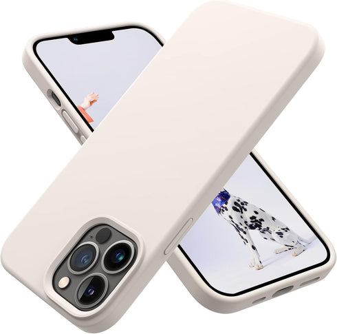 OTOFLY Designed for iPhone 13 Pro Max Case, Silicone Shockproof Slim Thin Phone Case for iPhone 13 Pro Max 6.7 inch (Stone)...