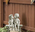 First Kissing Kids Lover Garden Sculpture Outdoor Status Home Decor Collections 4.7"x2.6"x5.1" Puppy Love, Kissing Couple Garden Sculpture,...