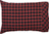 VHC Brands Rustic & Lodge Bedding-Cumberland Red, Cotton, Pillow Case Set, Standard (20 x 30 inches), Chili Pepper...