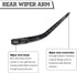 Replacement for Toyota Prius 2010-2015 Rear Wiper Arm Blade Nut Set,Rear Wiper Cover Accessories Assembly, Wiper Cap Set for Back Windshield Windo...
