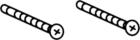 Moen 93455 Commercial Escutcheon Screws, Torx for Posi-Temp & Moentrol 1 Handle Tub/Shower, Chrome...