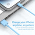 iPhone Charger 6 Pack (3/3/6/6/6/10ft) Apple MFi Certified Fast Charge Sync Lightning Cable Compatible with iPhone 14/13/12/11/Pro Max/SE/XR/XS/X/...