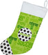 Caroline's Treasures SB3154-CS Soccer Score Christmas Stocking Fireplace Hanging Stockings Christmas Season Party Decor Family Holiday Decorations...