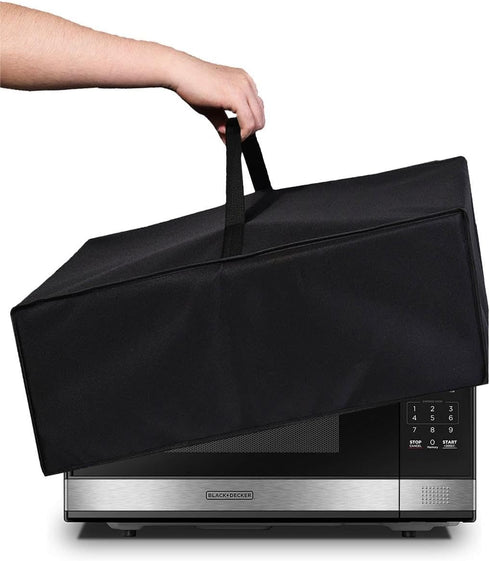 Microwave Oven Grill Cover Waterproof Heat-Resistant Dust-proof Protectivem Cover Case for Farberware Countertop Microwave 1000 Watts,1.1 cu ft/BL...