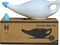 Ceramic Neti Pot Premium Handcrafted, Nose Cleaner for Sinus Dishwasher Safe with 2 Silicone Nozzle Tip, 225 Ml Capacity - White Color...
