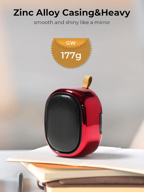 Small Bluetooth Speaker,Mini Portable Wireless Speaker,49-Foot Bluetooth Range,Enhanced Bass,Support TF Card,Bluetooth Speaker for iPhone,Travel,H...