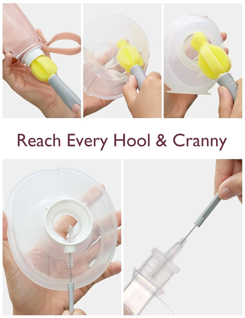 Momcozy Cleaning Brush Kit Compatible with Momcozy Wearable Breast Pump. Original M5 Replacement Accessories, 1 Pack...
