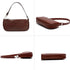 Small Shoulder Bags for Women Retro Classic Tote Purse Handbag Crocodile Pattern Clutch...