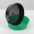 Gardening Sand Soil Compost Sifter,4 Pack Rock Garden Sieve Soil Sifter, Round Plastic Soil Sifting Pan Sand Sifter Set for Home Plant Gardening S...