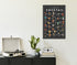 5M BOX Classic Cocktail Poster, 16"x24" Cocktail Recipe Mixology Art Prints, Cocktail Menu Guide Print, Bar Cart Decor, Cocktails Poster...