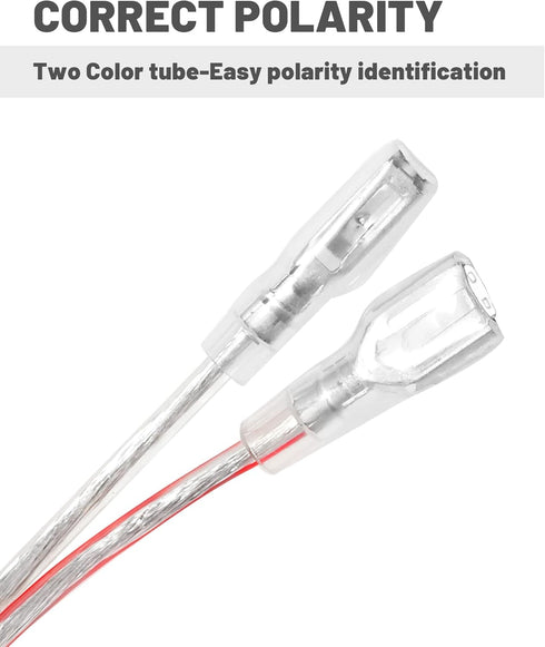 RED WOLF Front or Rear Door Speaker Wire Harness Connector Adapter for Toyota 2018-2022, Camry RAV4 Avalon, 2020 Tacoma Door Speakers, Lexus is CT...