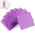 Sticky Notes 3x3 Self-Stick Notes Bright Colors Sticky Notes 8 Pads 80 Sheet/Pad (Purple)...