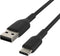 Belkin BoostCharge USB-C Cable (2M/6.6ft), USB-C to USB-A Cable, USB Type-C Cable for iPhone 15 Series, Samsung Galaxy S24, S24+, Note20, Pixel 7,...
