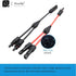 PowMr 2 Pairs/4PCS Y Branch Connectors - Y Connectors, in Pair MMF+FFM for Parallel Connection...