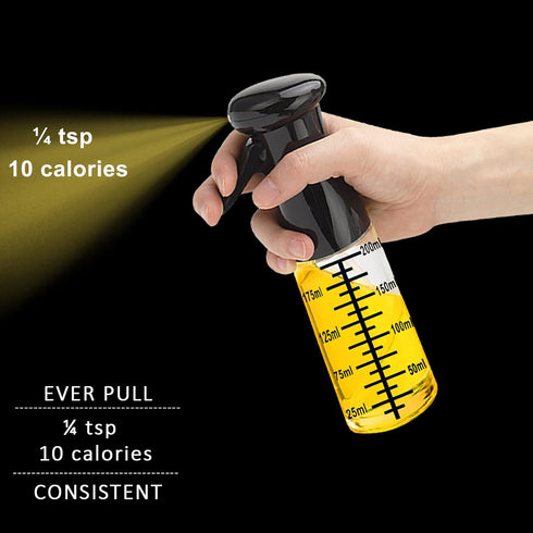 Olive Oil Sprayer for Cooking, 200ml Glass Oil Sprayer Mister, Olive Oil Spray Bottle, Refillable Food Grade Oil Vinegar Spritzer Sprayer Bottles ...