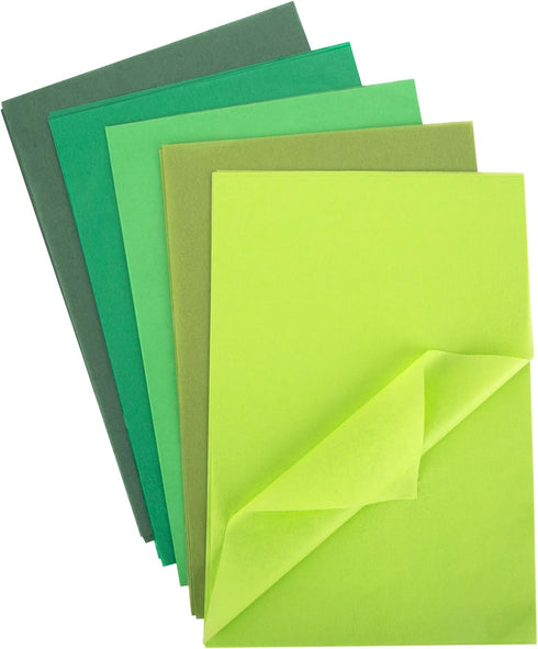 VGOODALL 450PCS Green Tissue Paper, 11.5×8 Inch Gift Wrapping Paper Tissue Paper for Gift Bags St. Patrick's Day DIY Crafts...