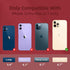 K TOMOTO Liquid Silicone Case Compatible with iPhone 12 Pro Max 6.7 Inch, Full Body Protection Gel Rubber Cover with Microfiber Lining, Shockproof...