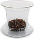 Teabloom Universal Glass Tea Infuser with Dual-Purpose Lid/Coaster – Hygienic, Non-Toxic Glass Filter for Loose Tea Leaves – Lead-Free & Cadmium-F...