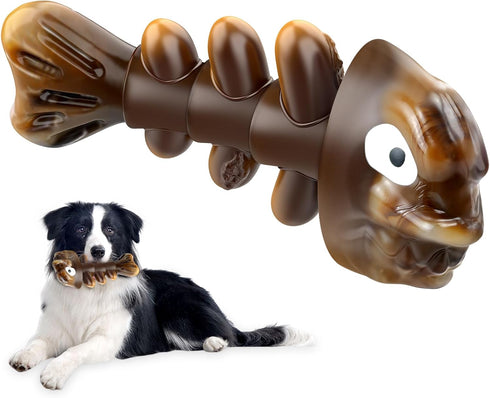 Aggressive Chew Toys Large: Indestructible Tough Dog Toy for Large Dogs, Milk Flavor - Dog Chew Toy for Medium, Large Aggressive Chewers...