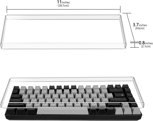 Geekria Keyboard Dust Cover, Keypads Cover for 75% Compact 84 Key Keyboard, Compatible with Logitech MX Mechanical Mini, Logitech POP Keys Mechani...