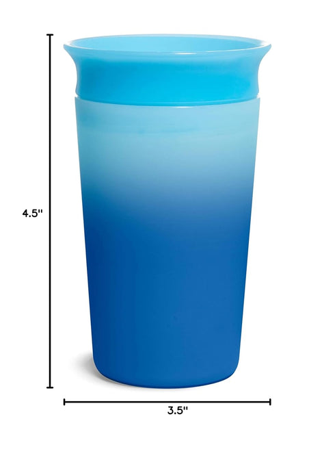 Munchkin® Miracle® 360 Sippy Cup for Toddlers, Color Changes with Cold Drinks,, 9 Ounce, Blue...