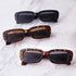 Rectangle Sunglasses for Women Black 90s Retro Sunglasses Fashion Y2K Square Sunglasses...