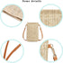 Summer Straw Beach Bag Tote Shoulder Bag Handwoven Purse Handbag for Women Girls Outdoor Casual Top Handle Cross Body Bag...
