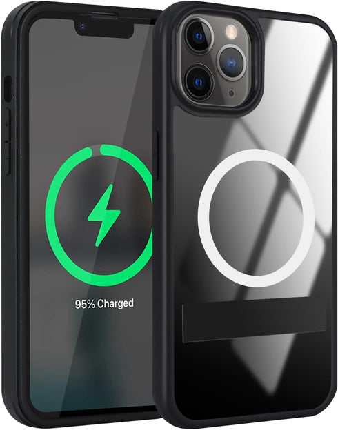 for iPhone 11 Pro Max Magsafe Case,iPhone 11 Pro Max Case with Screen Protector,iPhone 11 Pro Max Case with Stand,Phone Case for 11 Pro Max Magnet...