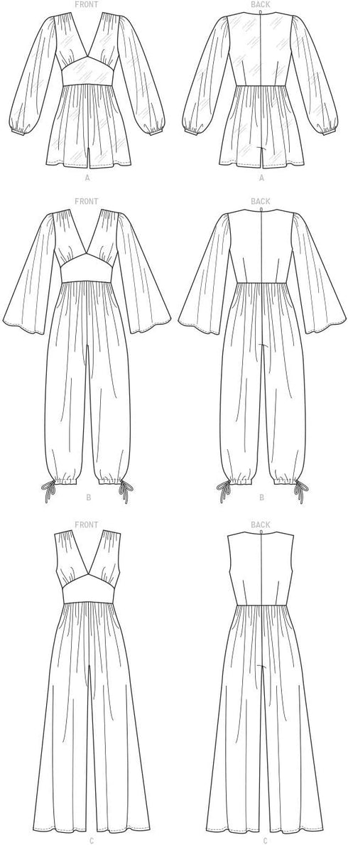 McCall Pattern Company McCall's Women's Jumpsuit and Romper Sewing Patterns, Sizes 14-22...