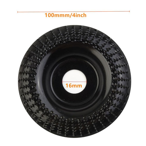 Wood Carving Disc Grinder Wheel Disc, 4 Inch(100mm) Angle Grinder Wood Carving Disc Woodworking Grinding Shaping Wheel Abrasive Rotary Tool with 5...