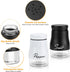 Accmor Salt and Pepper Shakers Set, 5oz Stainless Steel Salt and Pepper Shakers Seasoning Container with Glass Bottom for Home Cooking Restaurants...
