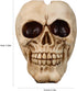GANAZONO Skull Planter Resin Skull Shaped Flower Pot Modern Resin Skull Shaped Succulent Planter Pots Halloween Decoration...