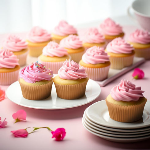 Jumbo Cupcake Liners 300 pcs Natural Muffin Liners No Smell,Food&Grade,Greaseproof Paper Baking Cups, Cupcake Wrappers for Party,Christmas by Gold...