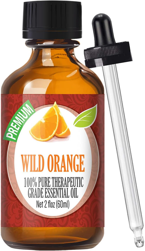Healing Solutions 60ml Oils - Wild Orange Essential Oil - 2 Fluid Ounces...