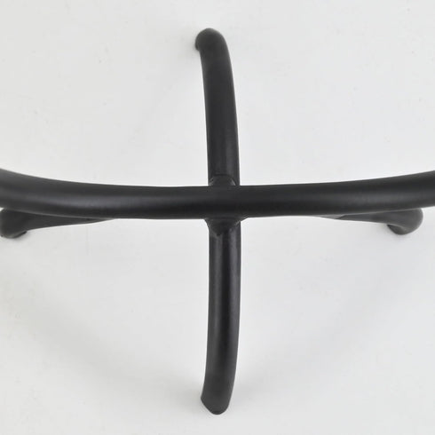 Hand Forged Iron 2Arm Candelabra Black Candle Holder Taper Candle Sconces for Table Centerpiece, Wedding Reception, Festive Christmas Mantel Decor...