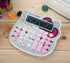 Hello Kitty Calculator, Xinyu Lighting Creative and Cute Solar Calculator, 12-Digit LCD Display, Suitable for Adults and Children, Solar and Batte...