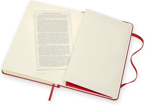 Moleskine Art Sketchbook, Hard Cover, Large (5" x 8.25") Plain/Blank, Scarlet Red, 104 Pages...