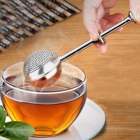 MIAO JIN 4Pcs Stainless Steel Tea Infuser Tea Strainer Sugar Flour Sifters Powdered Sugar Shaker Duster Filters Tea Interval Diffuser for Loose Le...